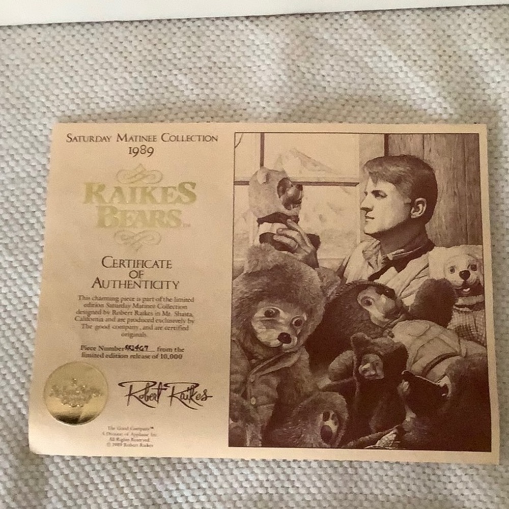 Robert Raikes bear - Picture 4 of 5